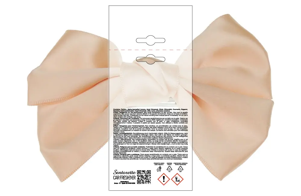 Vorlage für individuelles Verpackungsdesign Auto-Lufterfrischer, Duft:﻿KHLOE-K